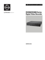Pelco DX4600 User manual