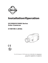 Pelco CC3600 User manual