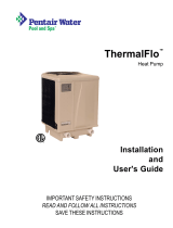 Pentair ThermalFlo HP 1200R User manual