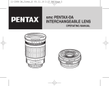 Pentax Digital Camera Lens User manual