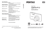 Pentax P70 User manual