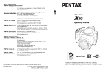 Pentax X70 User manual