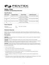 Pentek PENTEK-HFPP-PR20 User manual