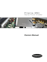 Perreaux Prisma 350 User manual