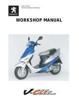 Peugeot V-Clic 50 User manual