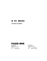 Phase One M645 User manual