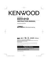 Kenwood XXV-01D User manual