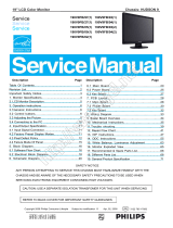 Philips 19" LCD Color Monitor 97 (1) User manual