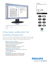 Philips 220WS8FS User manual