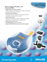 Philips ACT7582 User manual