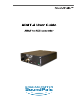 Graham-Patten SoundPals ADAT-4 User manual