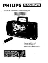 Philips AZ 2804 User manual