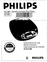 Philips AZ 7362 User manual