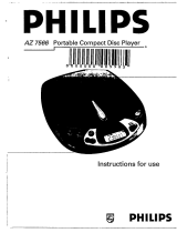 Philips AZ 7566 User manual