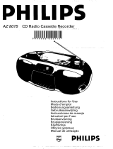 Philips AZ8075 User manual