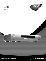 Philips DVD-722 User manual