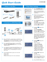 Philips DVDR3408 User manual