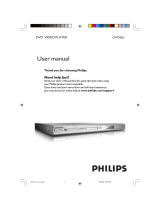 Philips DVP3005/94 User manual
