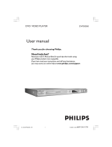 Philips DVP3005K User manual