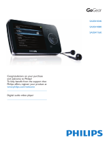 Philips SA054108K User manual