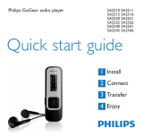 Philips GoGear SA2525 User manual