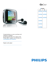 Philips GoGear SA2926 User manual