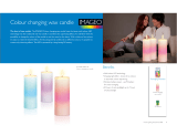Philips IMAGEO Colour changing wax candle User manual