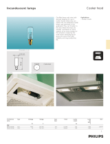 Philips Incandescent lamps Cooker Hood User manual