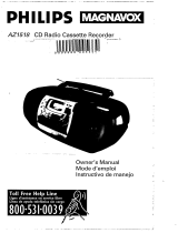 Philips AZ1518 User manual