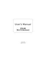 VIA Technologies EPIA-MII User manual