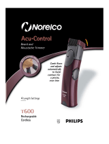 Philips Norelco T600 User manual