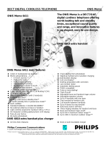 Philips ONIS Memo 6411 User manual