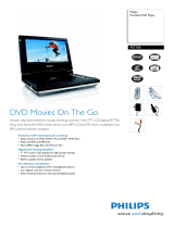 Philips Portable DVD Player PET706 User manual