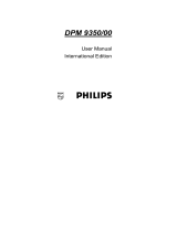 Philips DPM-9350 User manual