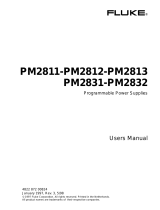 Fluke PM2832 User manual