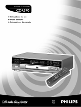 Philips CDR570 User manual