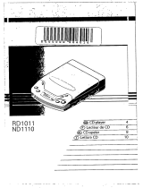 Philips RD1011 User manual