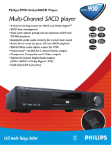 Philips SACD900A User manual