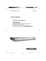 Philips DVP3000K/13 User manual
