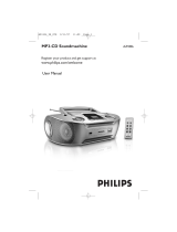 Philips SOUNDMACHINE AZ1836 User manual