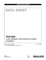 Philips TDA7050 User manual