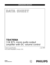 Philips TDA7056A User manual