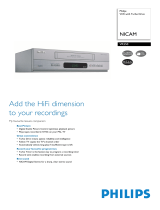 Philips VR550 User manual