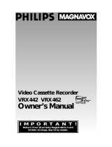 Philips VCR 462 User manual