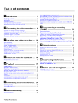 Philips VR670B/58 User manual