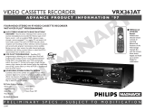 Philips VRX363AT User manual