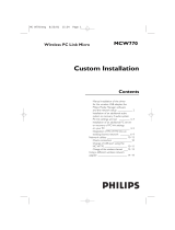 Philips MCW770 User manual