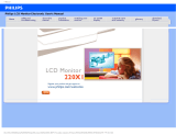 Philips 220X1SW/27 User manual