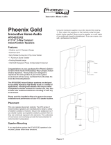 Phoenix Gold4"/5"/6" 2-Way Compact Indoor/Outdoor Speakers