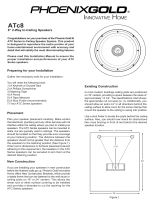 Phoenix Gold Speaker ATc8 User manual